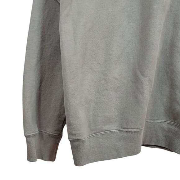 ComfortWash Cheer Sweatshirt Gray Large Crewneck Long Sleeves Pullover Hanes - Picture 4 of 6